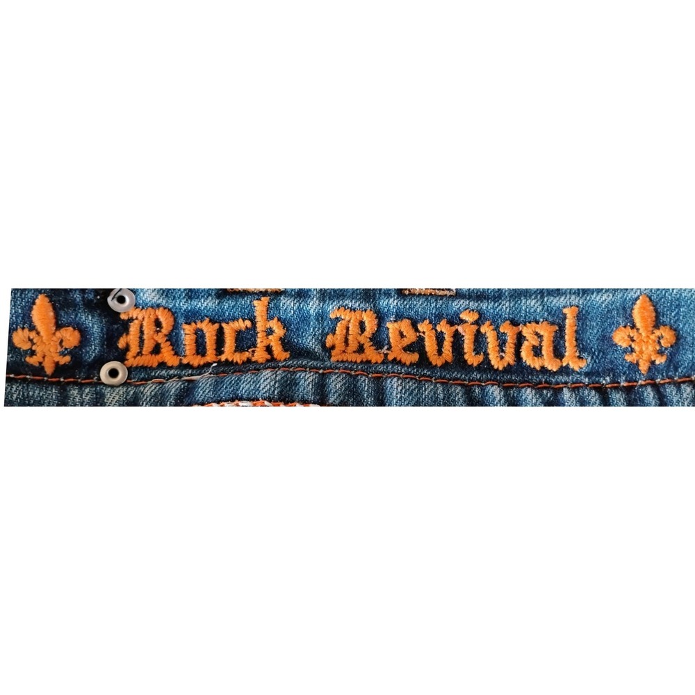 Rock Revival Celine Bootcut Embellished Jeans Size 30 Style# RRJ814617AA - Picture 7 of 12